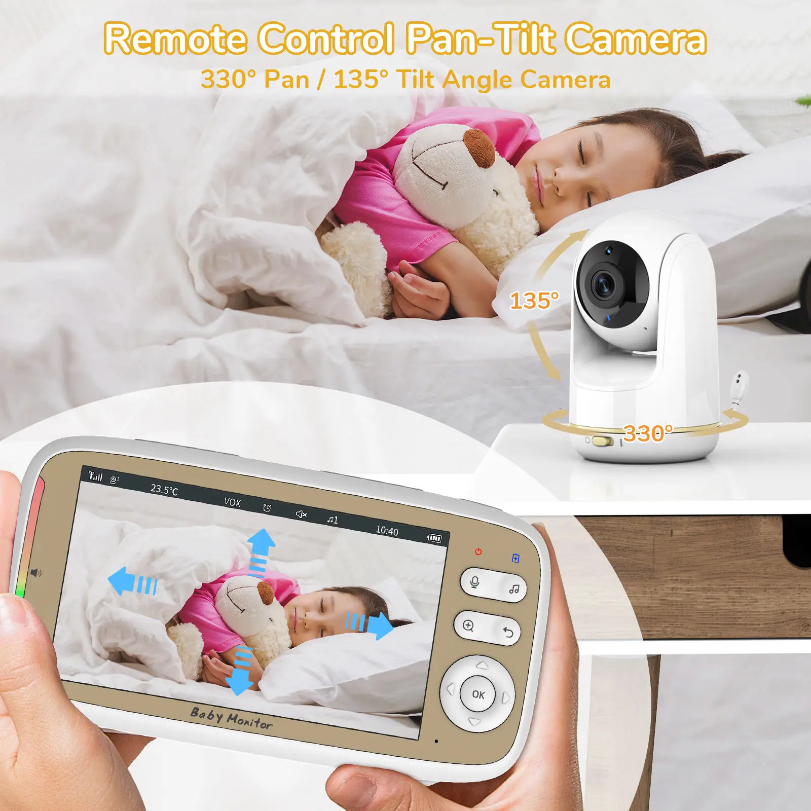 VB803 PRO Baby Monitor,con 2pc - Home Cinema Wireless reseña y precio