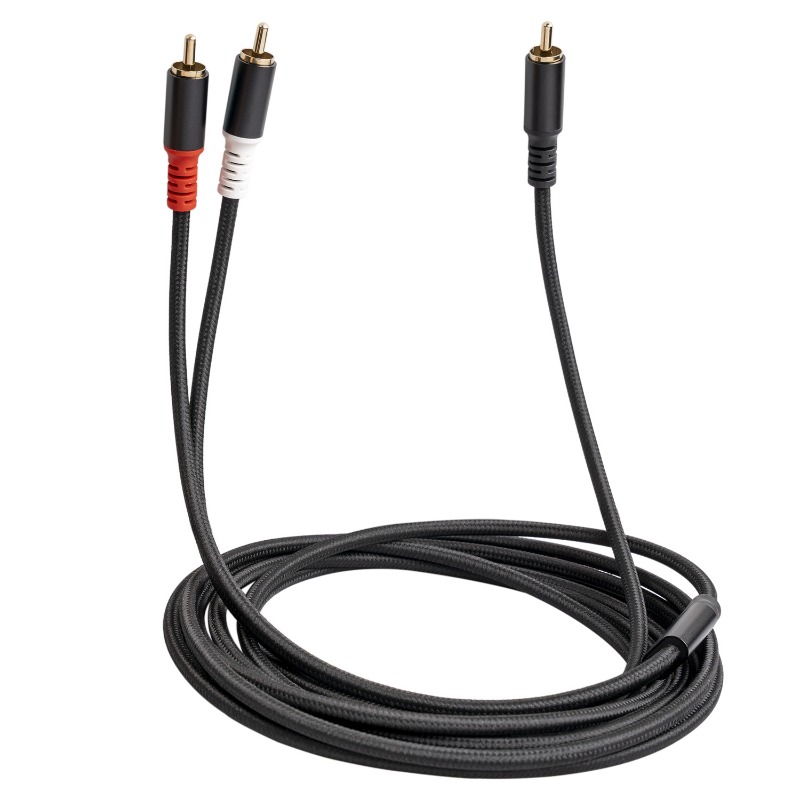 1/2/3M 1 RCA macho a 2 RCA Cab - Audio Home Cinema reseña y precio