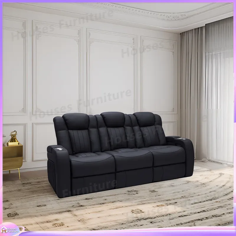 Sillón Reclinable de Cuero par - Home Cinema Chairs reseña y precio